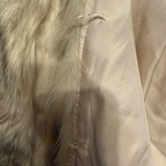 1970s Retro Vintage Inspired 'Leah' Faux Rabbit Fur Coat - Picture 14 of 16